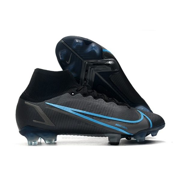 Nike Mercurial Superfly VIII Elite DF FG Renovar Negro Gris